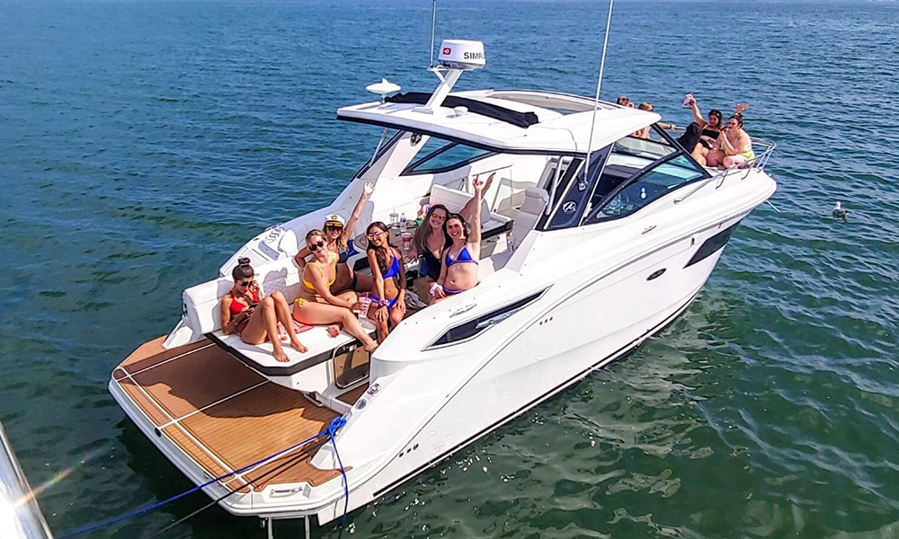 Hamptons Bachelorette Party Impressive boats